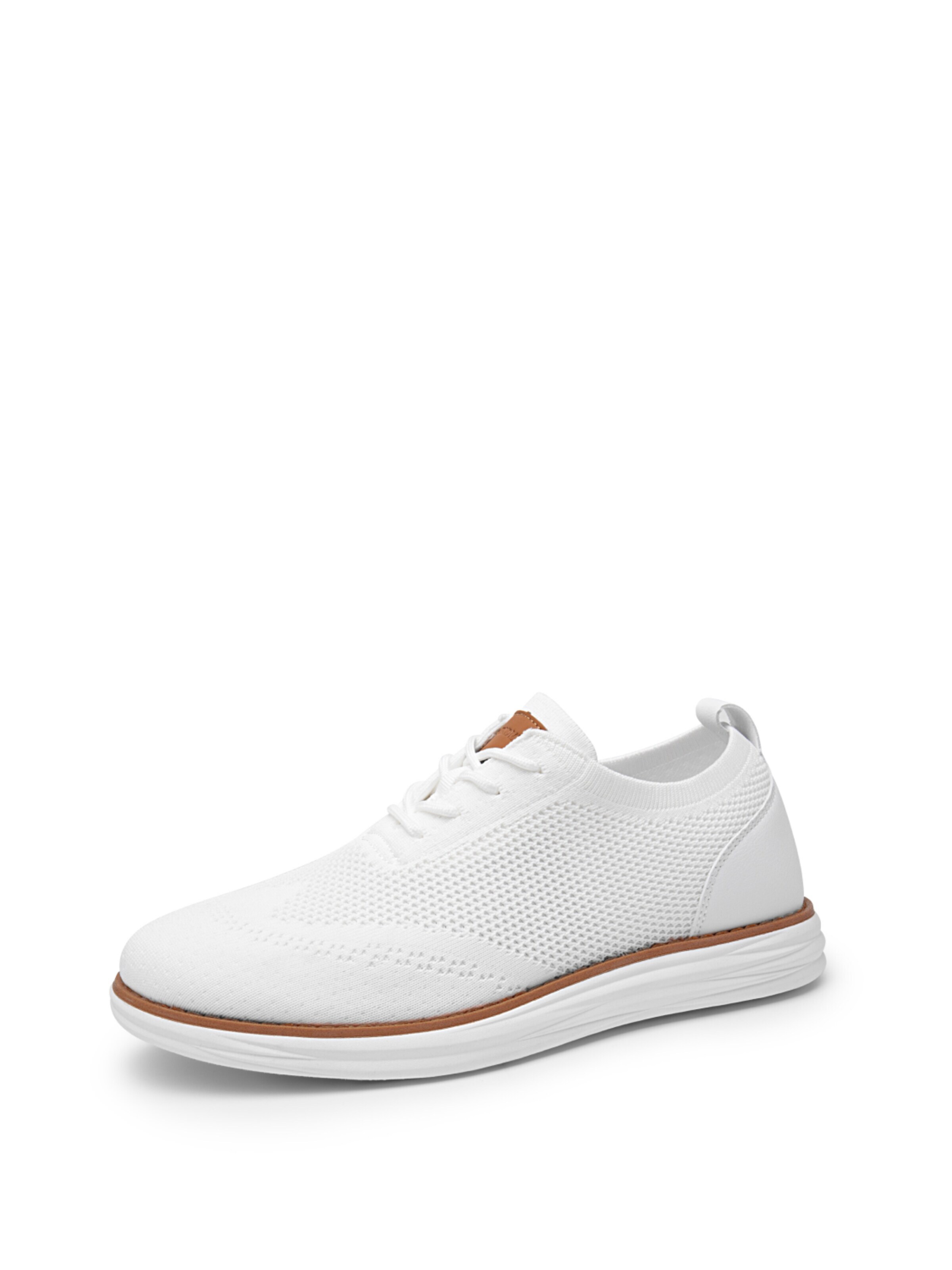 Bruno Marc Slip-Ons in White: front