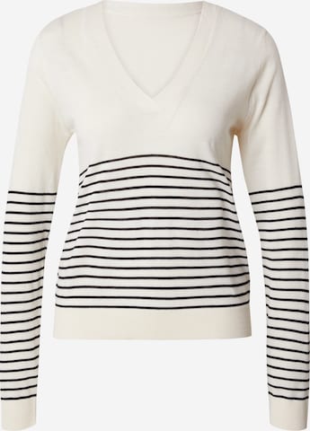 VILA Sweater 'ABELLA' in White: front