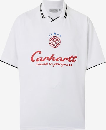 T-Shirt 'Terrace Football' Carhartt WIP en blanc : devant