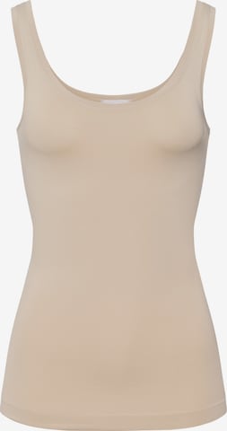 Hanro Top ' Touch Feeling ' in Beige: Vorderseite
