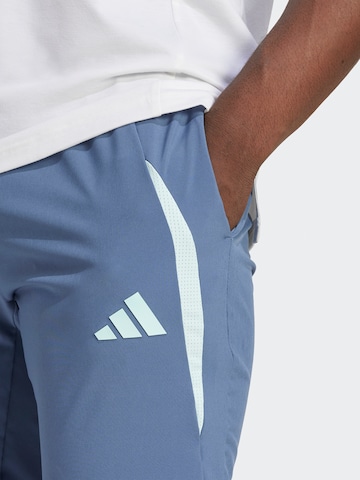 mėlyna ADIDAS PERFORMANCE Standartinis Sportinės kelnės