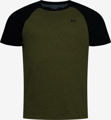 T-Shirt Superdry en vert : devant