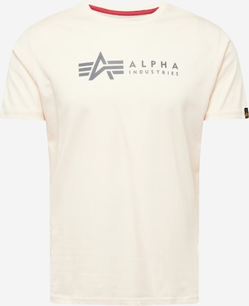 ALPHA INDUSTRIES Bluser & t-shirts i beige: forside