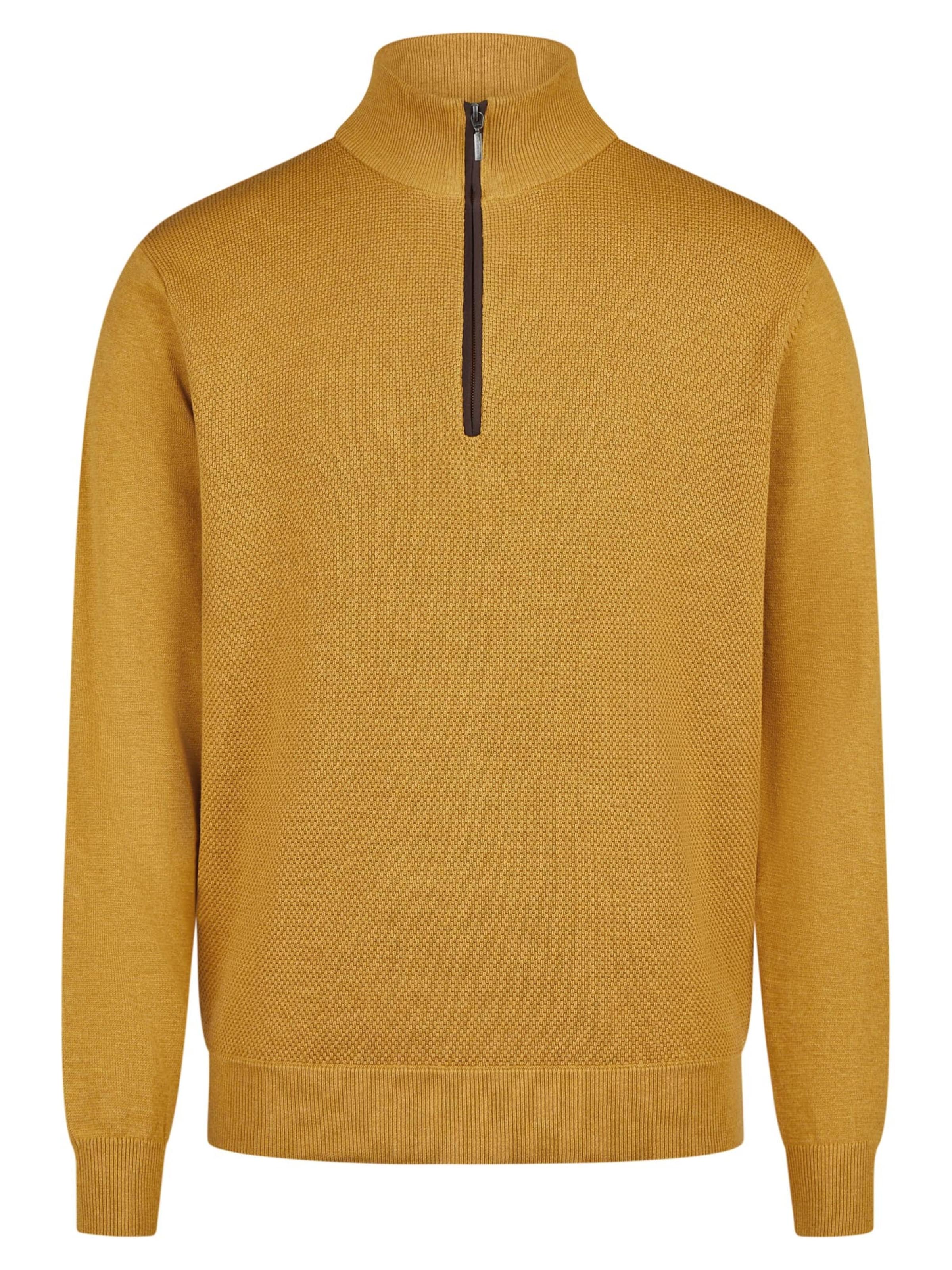redmond Pullover 'Basic'‌‌‌‌‌‌‌‌ in Gelb: Vorderseite