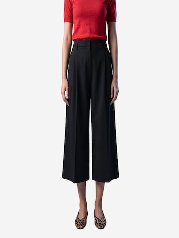 Wide Leg Pantalon Dilvin en noir : devant