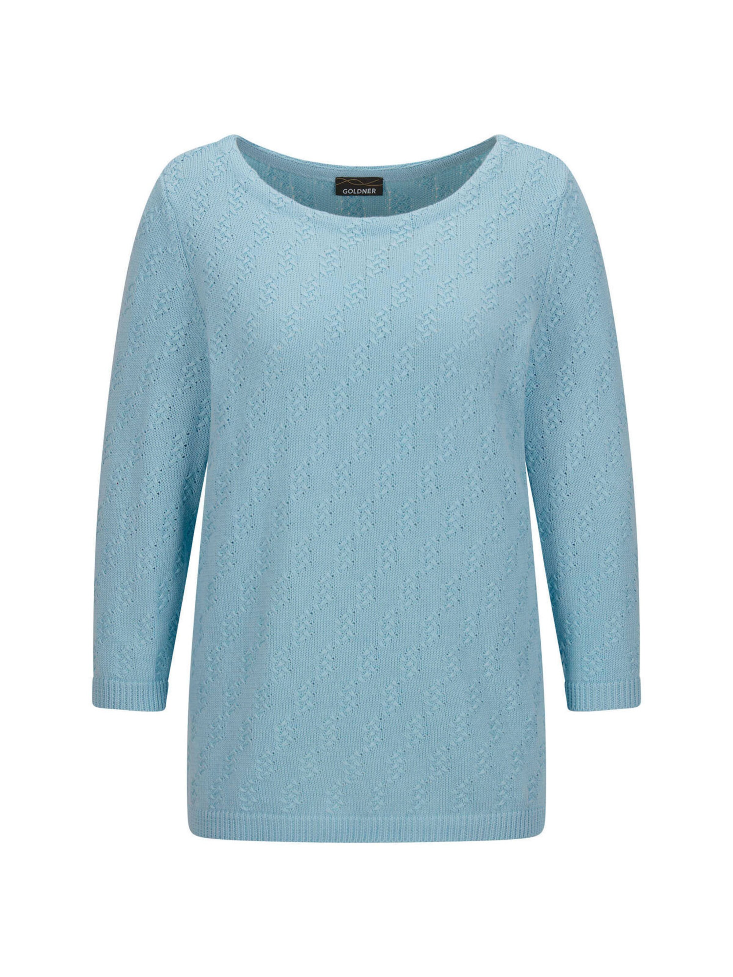 Goldner Trui in Blauw: voorkant