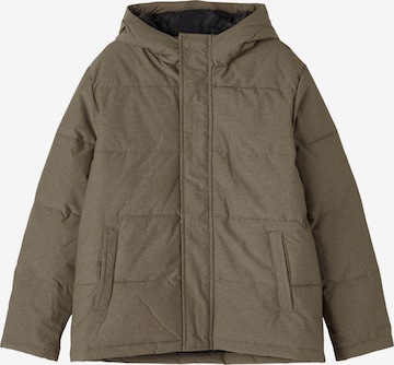 LMTD Winter jacket 'Moons' in Green: front