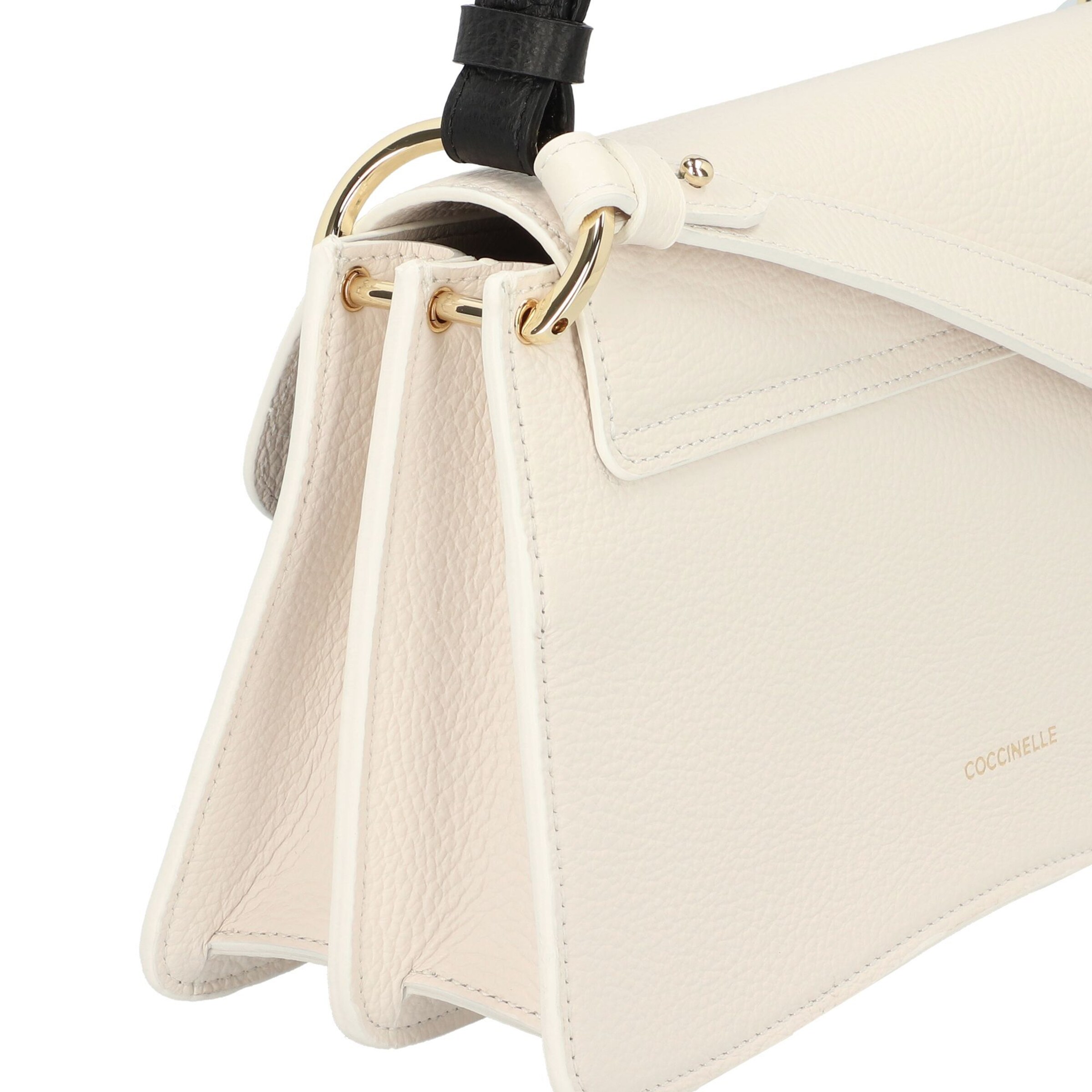 Coccinelle Schultertasche 'C-Me' in Weiß