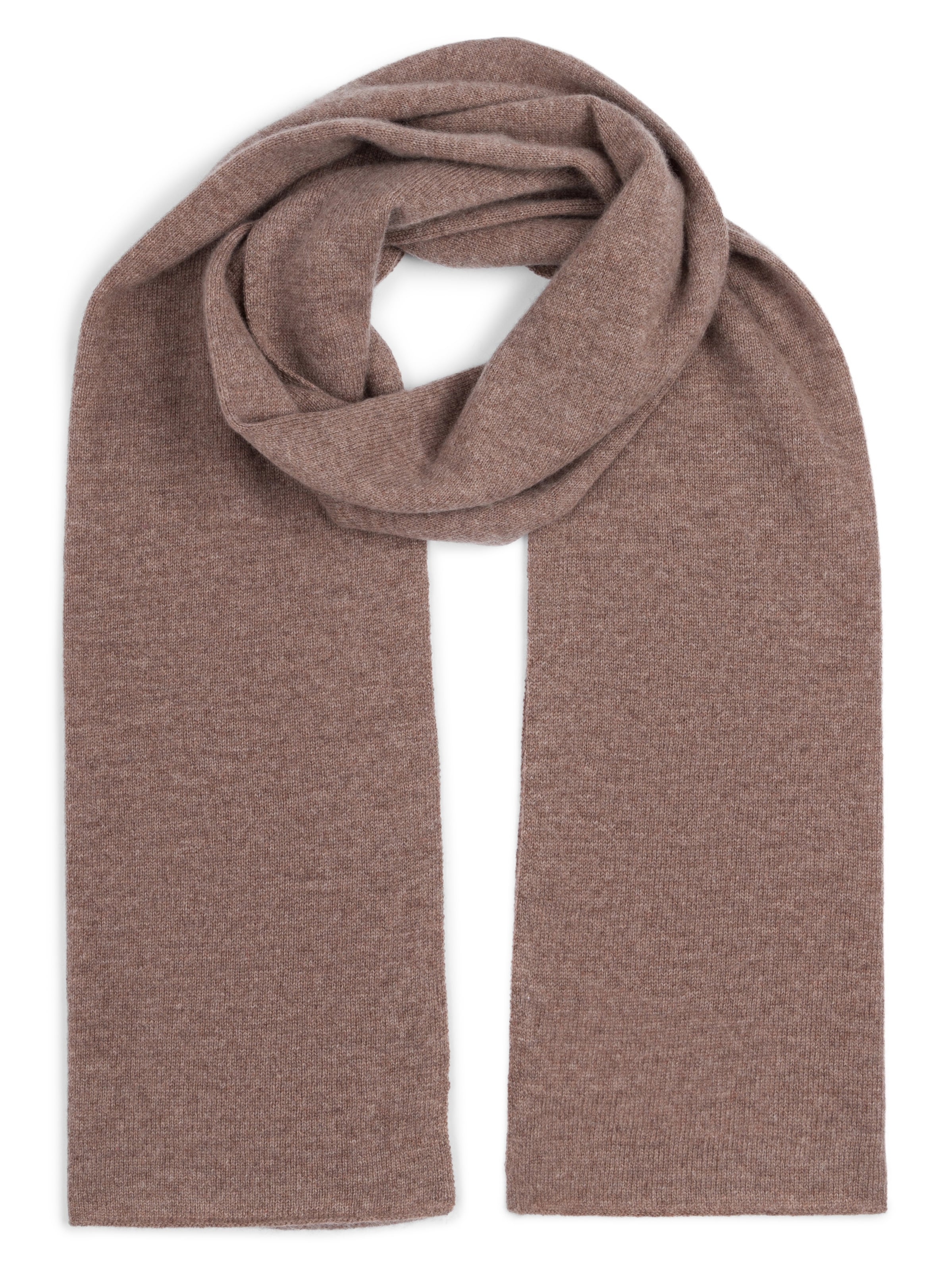 Marie Lund Pure Cashmere Schal ' ' in Grau: Vorderseite