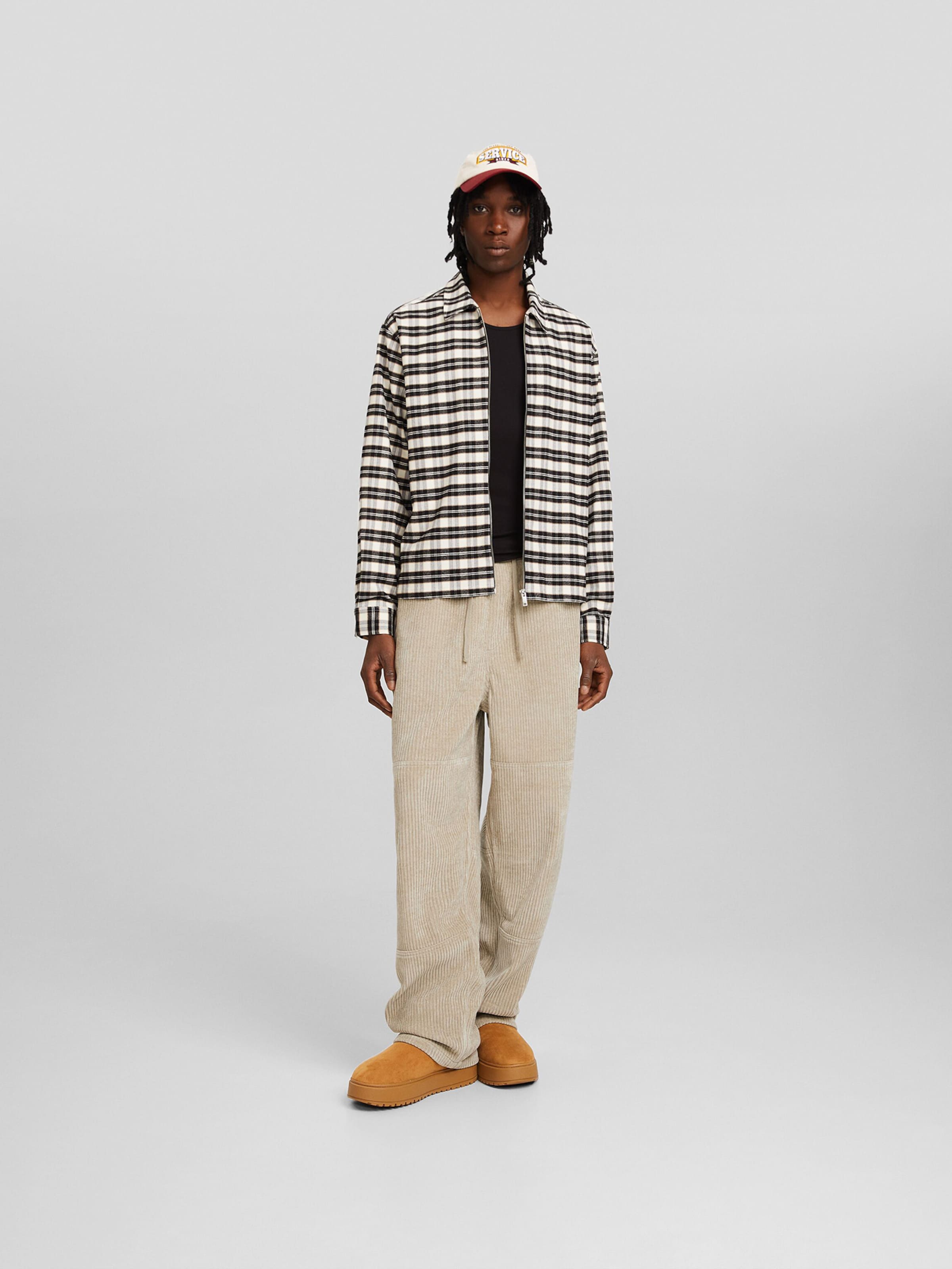 Bershka pantaloni hotsell beige
