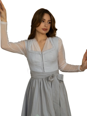 INNA.Trachten Dirndl 'Berg & Stadt' in Grau