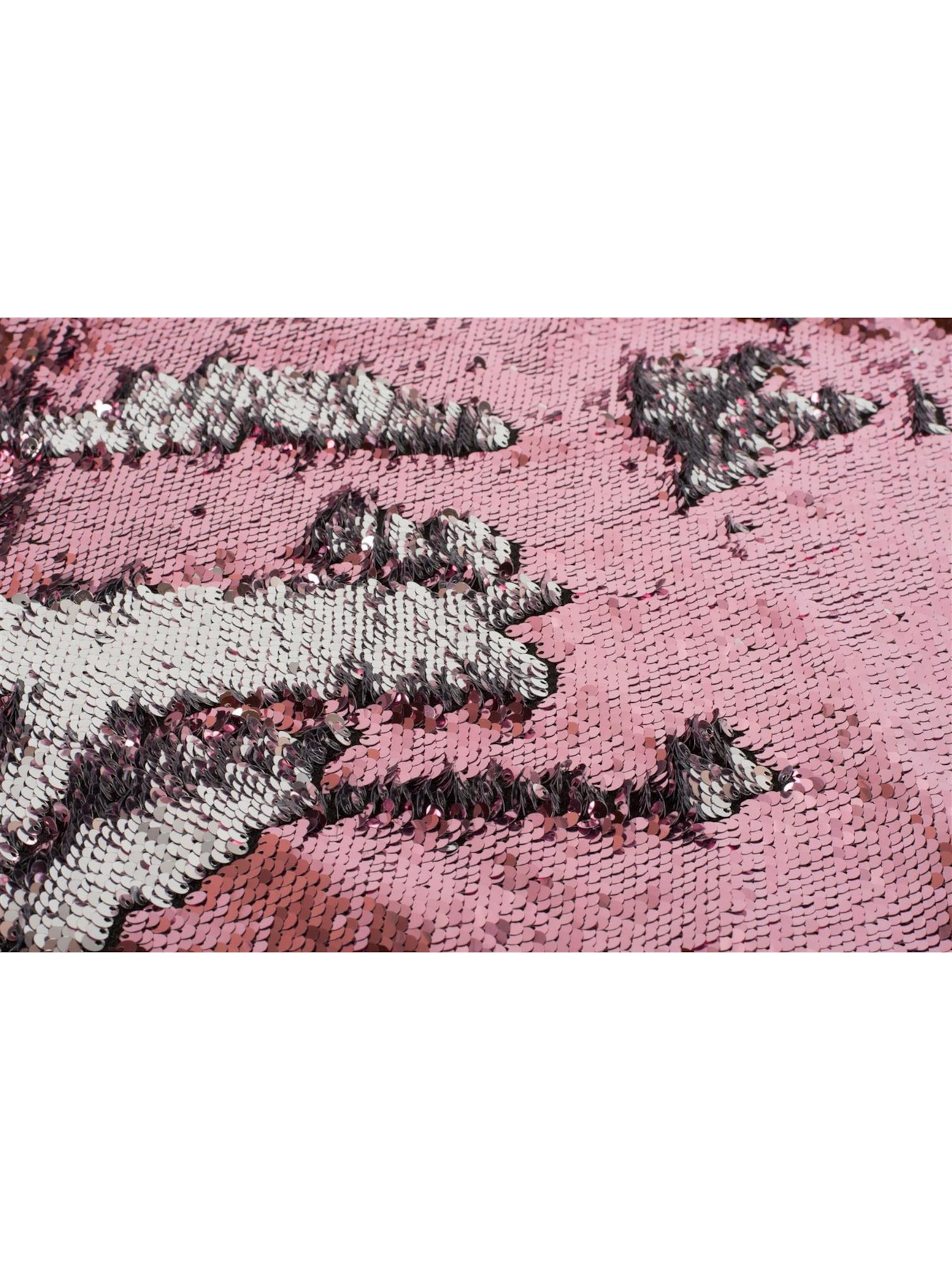 styleBREAKER Turnbeutel 'Turnbeutel mit Wendepailletten'‌‌‌‌‌‌‌‌‌‌ in Pink