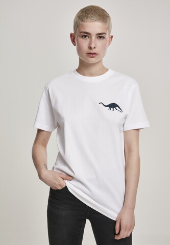 Merchcode Shirt 'Jurassic' in White: front