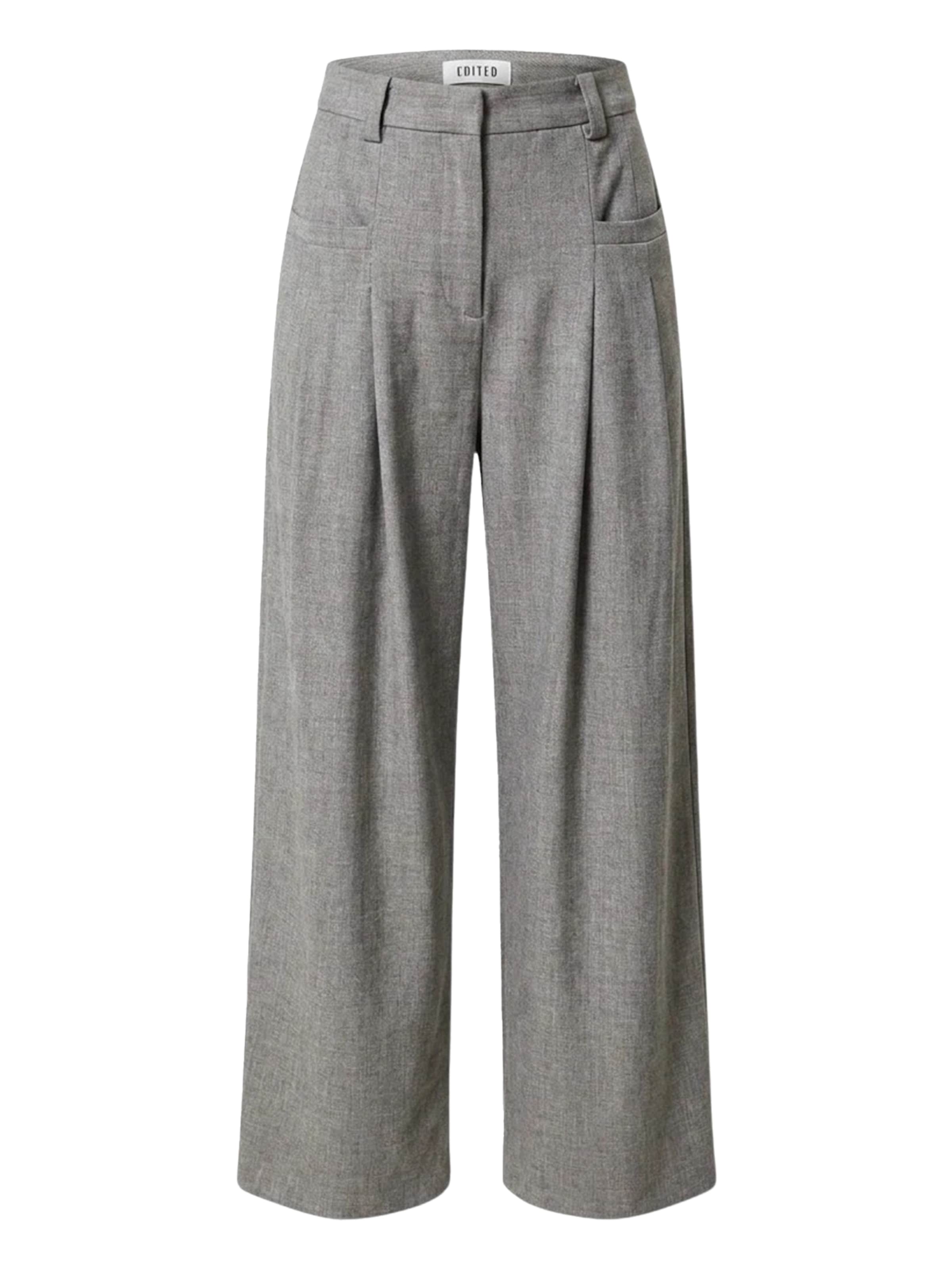 EDITED - Pierna ancha Pantalón 'Marou' en gris: frente