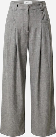 Wide leg Pantaloni 'Marou' de la EDITED pe gri: față