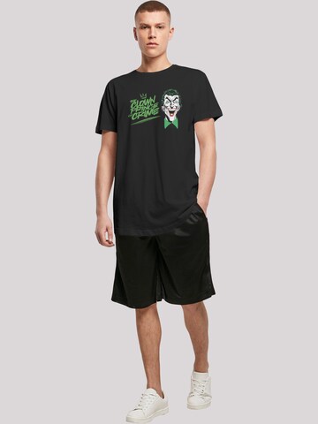 F4NT4STIC Shirt 'DC Comics Batman Joker The Clown Prince Of Crime' in Zwart