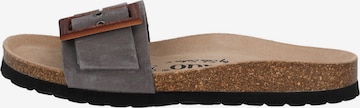 Palado by Sila Sahin Mules 'Malta Wood' in Grey