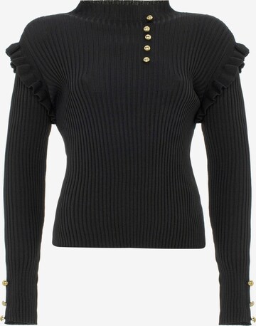 CIPO & BAXX Sweater in Black: front