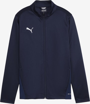 PUMA Athletic Jacket 'TeamGoal' in Blue: front