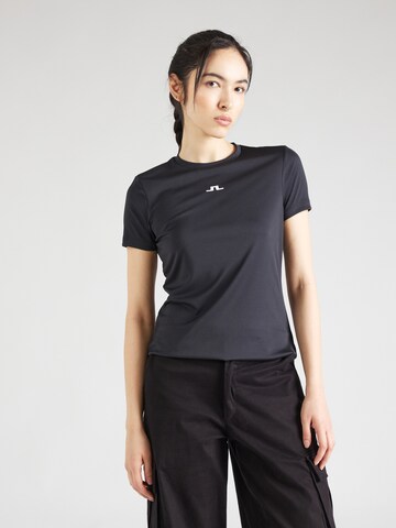 J.Lindeberg Performance shirt 'Ada' in Black: front