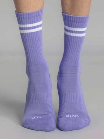 Dirts Socken 'Happy Heel Socks'‌‌ in Lila: Vorderseite
