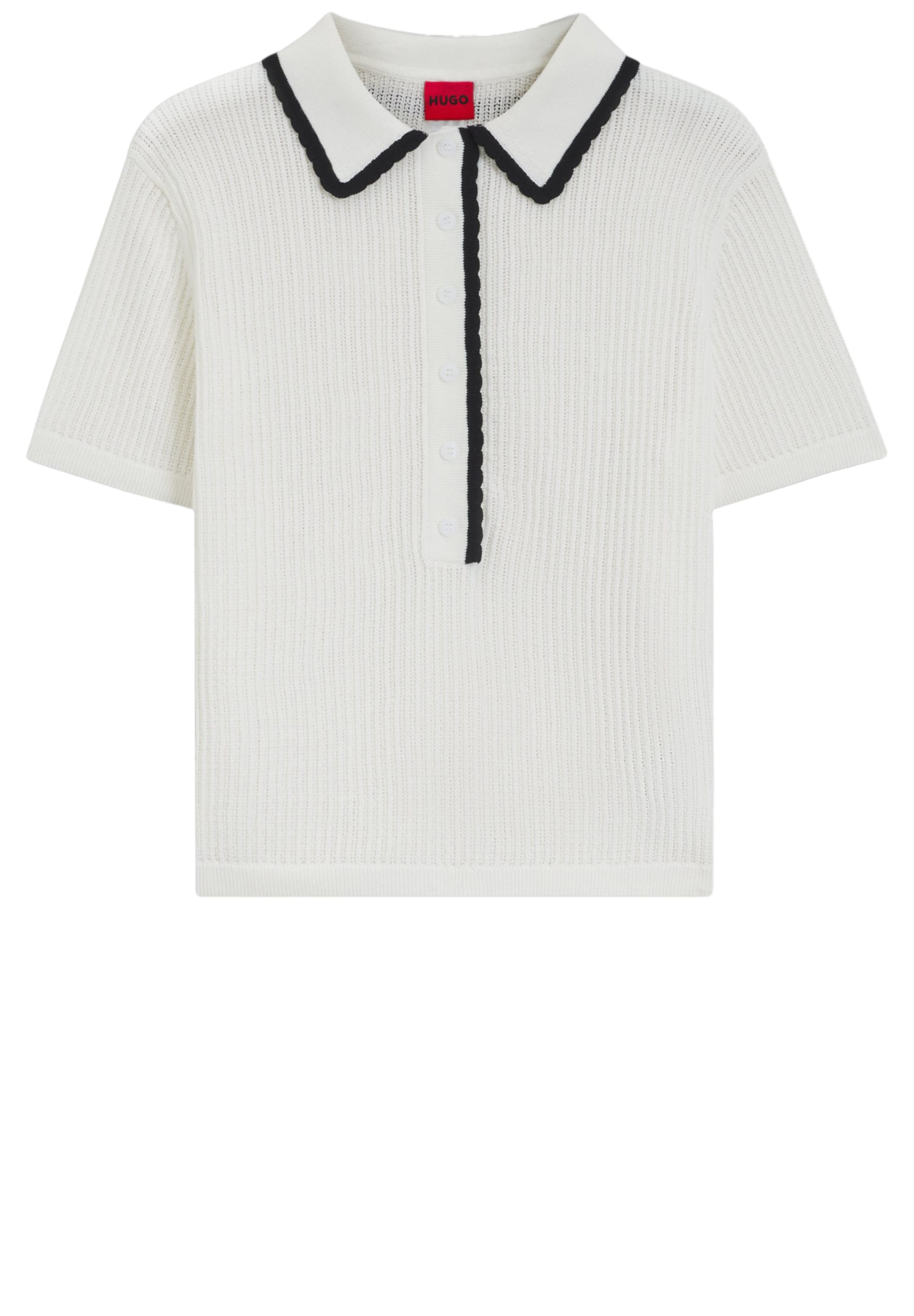 HUGO Sweater 'Slysa' in White: front