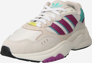 ADIDAS ORIGINALS Σνίκερ χαμηλό 'Retropy F90' σε λευκό: μπροστά