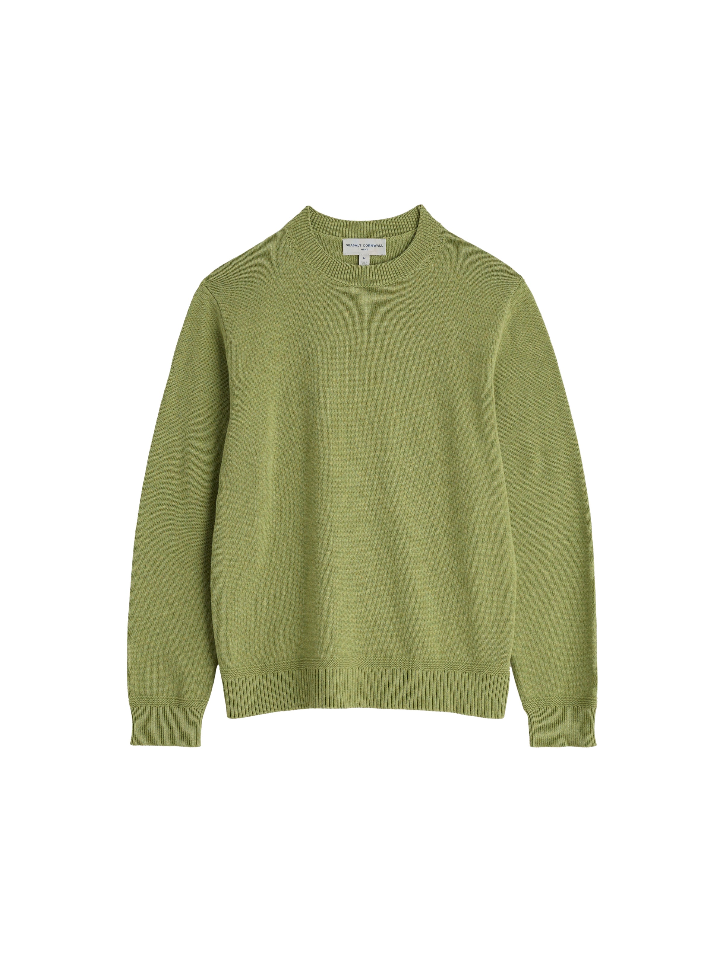 Seasalt Cornwall Trui 'Moorstone' in Groen: voorkant