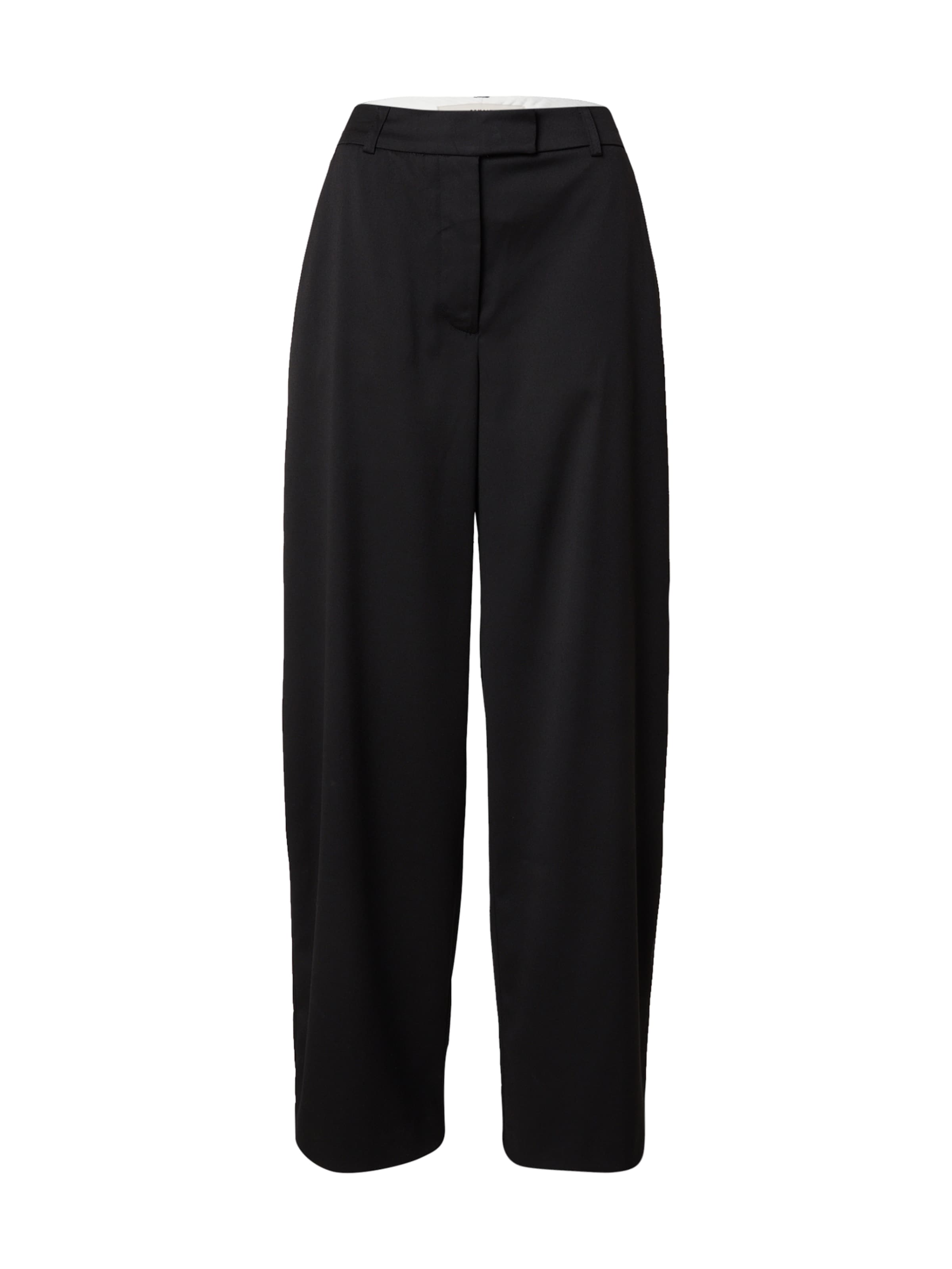 juoda REMAIN Laisvas Kelnės &#x27;COCOON&#x27;: priekis