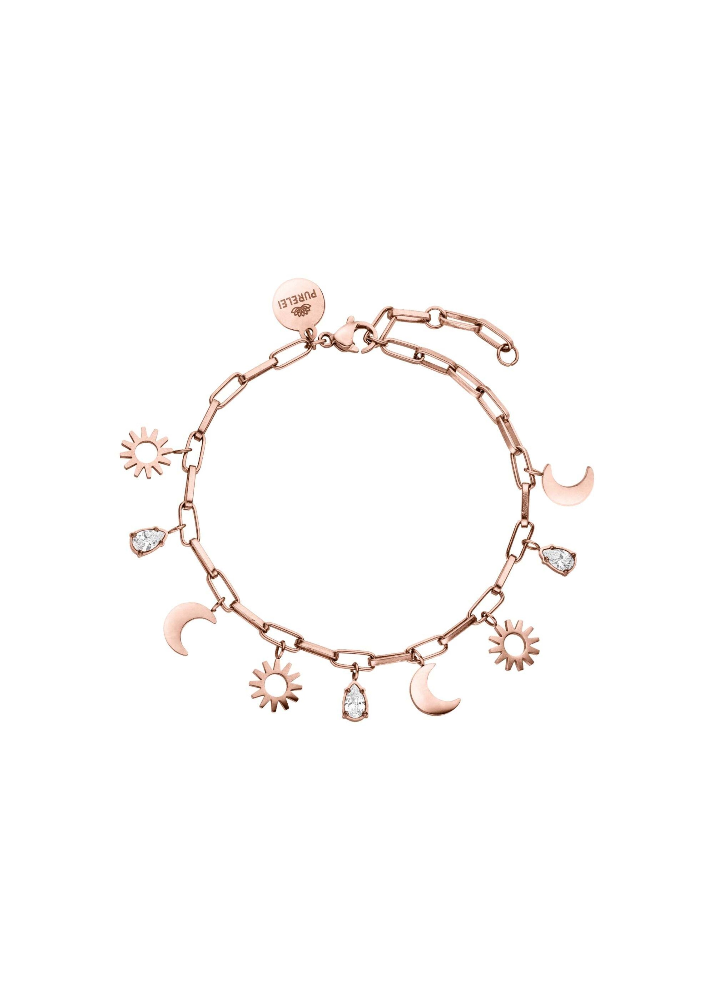 PURELEI - Pulsera 'Day N Night' en oro: frente