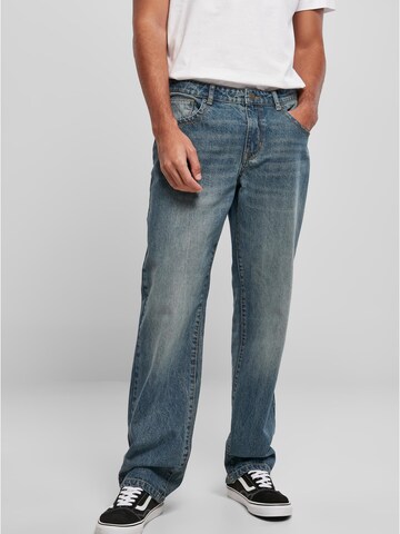 Loosefit Jean Urban Classics en bleu : devant