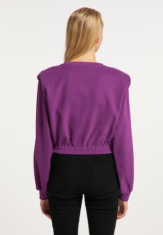 Sweat-shirt myMo ROCKS en violet