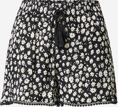 Hailys Pantalon 'Sia' en jaune / noir / blanc, Vue avec produit