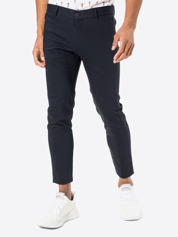 Goldgarn Slim fit Trousers in Blue: front