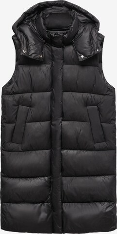 MANGO Vest 'Tornado' in Black: front