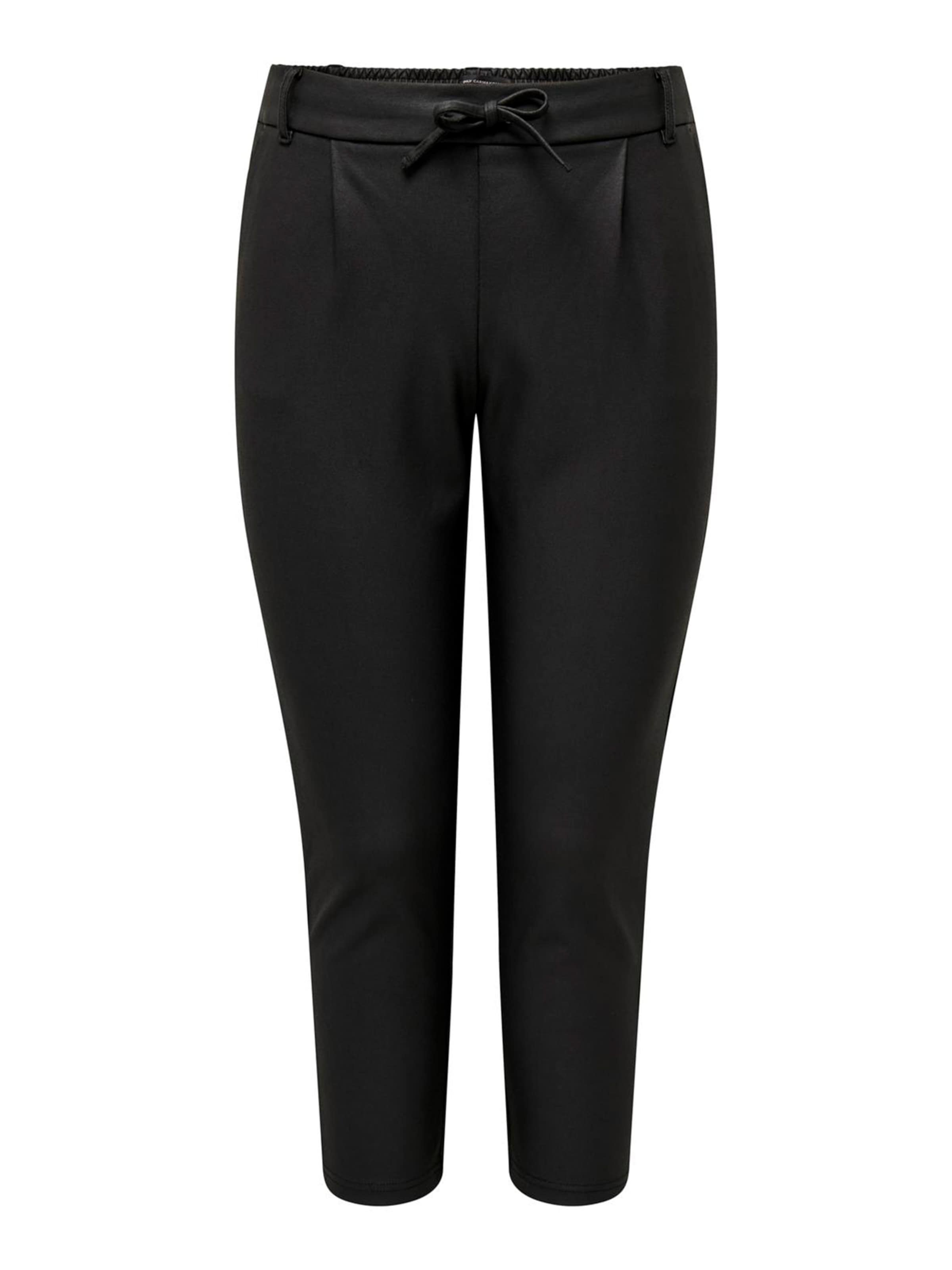 ONLY Carmakoma Regular Pants 'CARGOLDTRASH' in Black: front