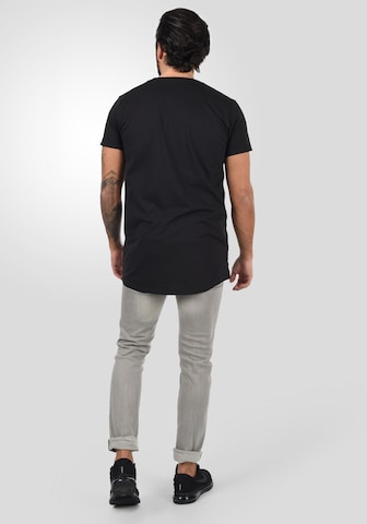 !Solid Shirt 'LONGO' in Zwart