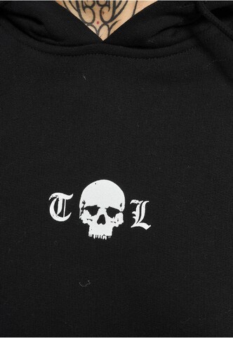 Thug Life Sweatshirt 'Caution' i svart