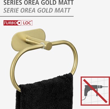 Wenko Shower Accessories 'Orea' in Gold