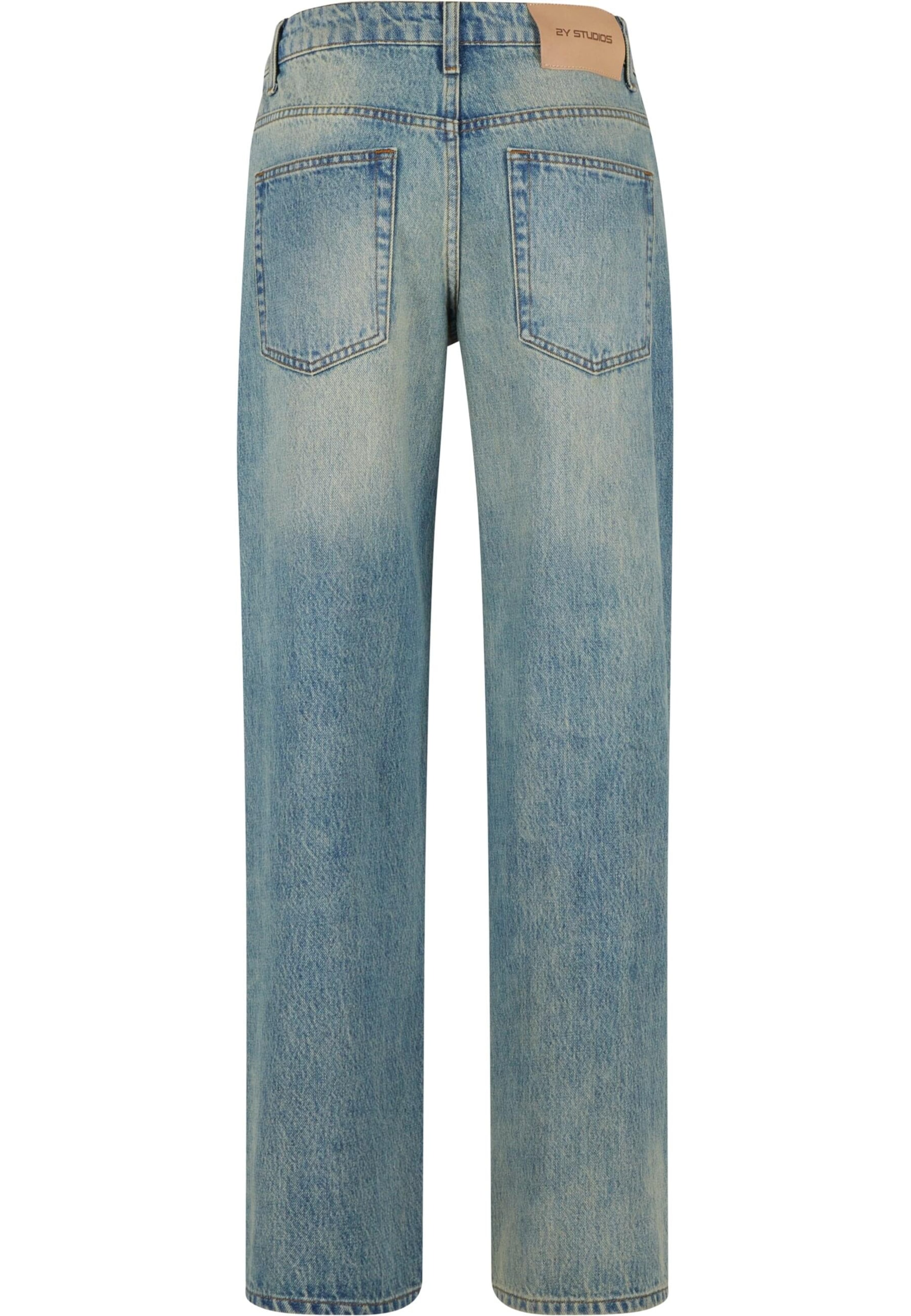 2Y Studios Laiad sääred Teksapüksid 'Naya', värv sinine