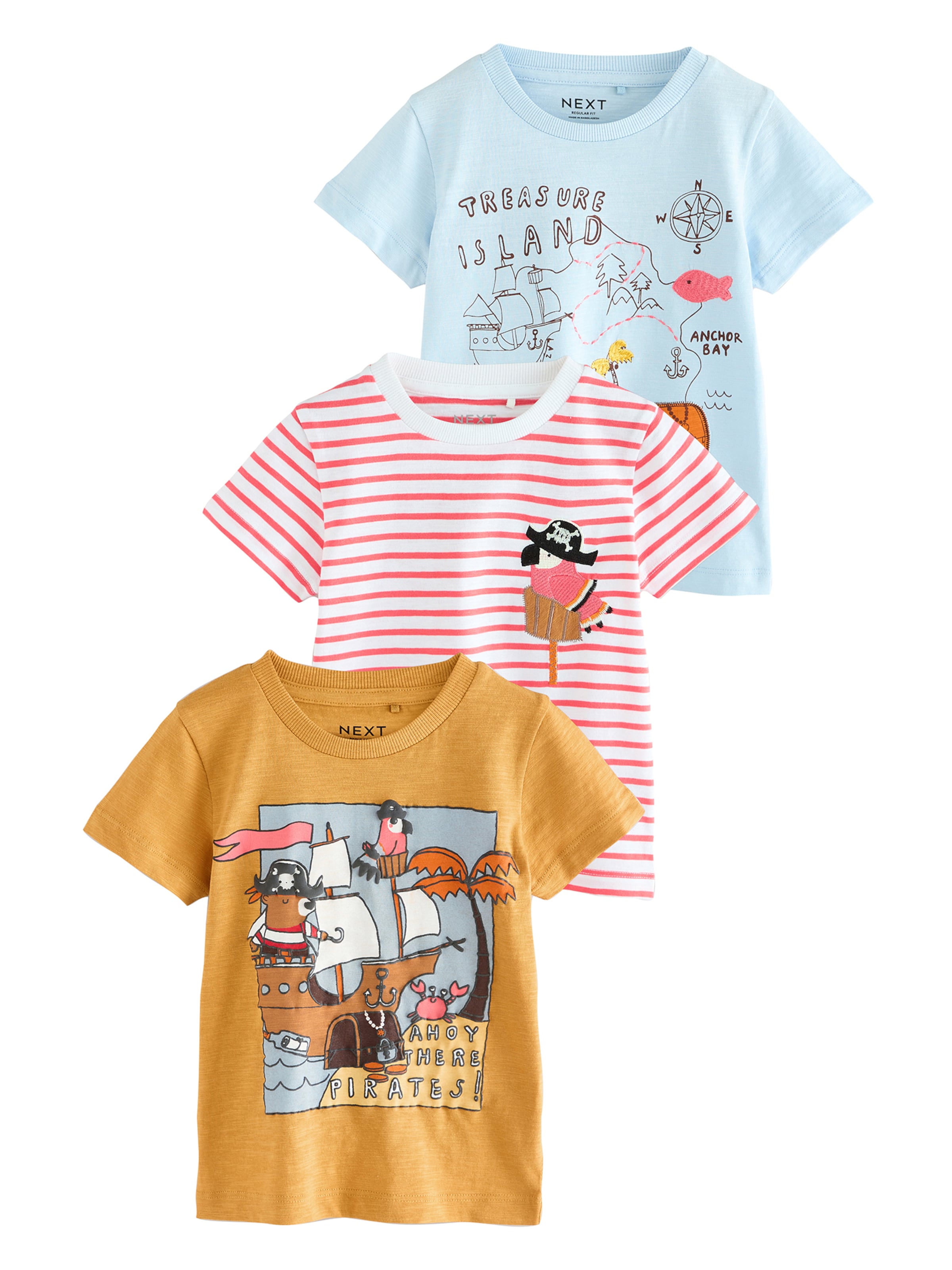 Next Koszulka w kolorze mieszane kolory: przód