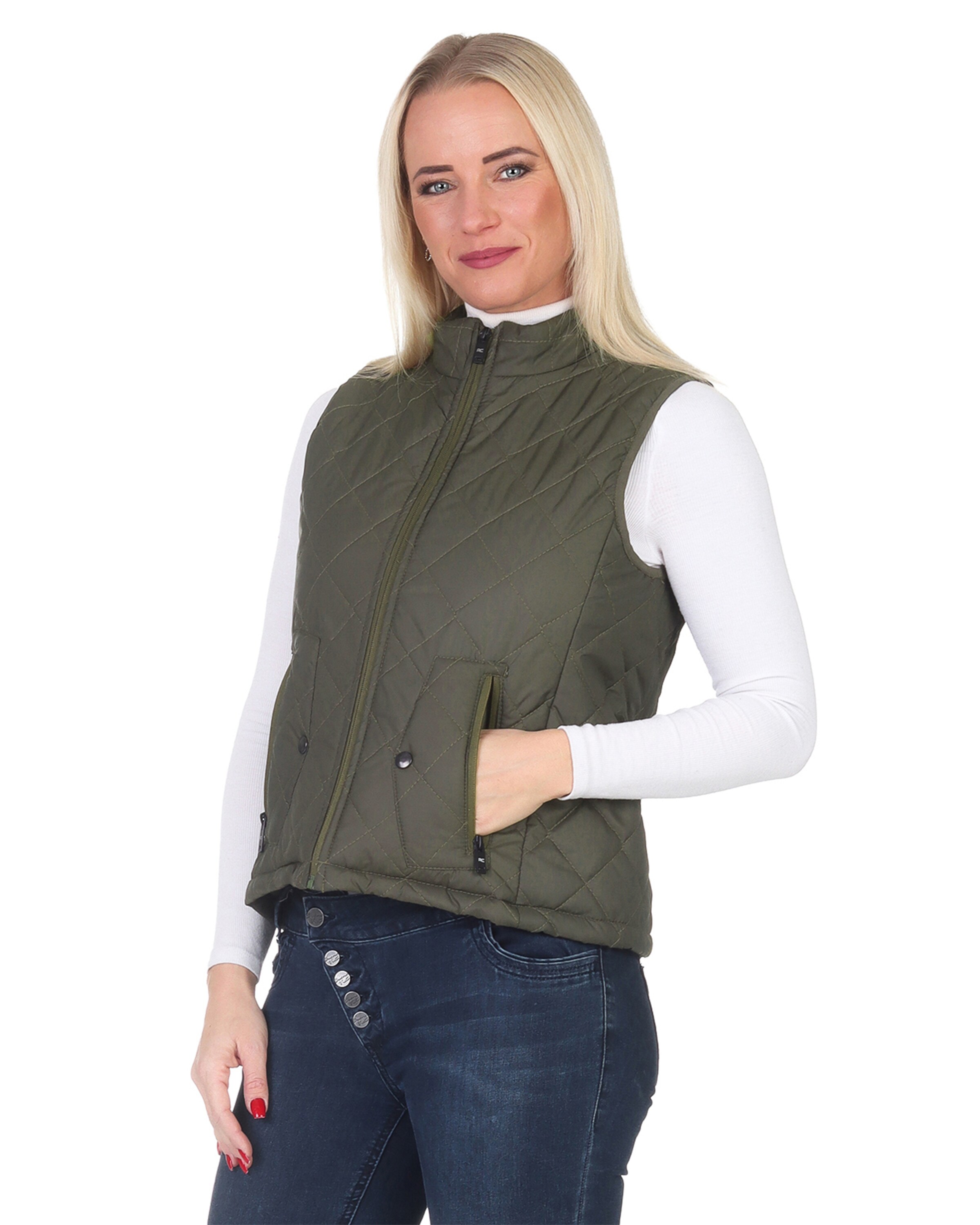 Rock Creek Sportweste in Grün: Vorderseite