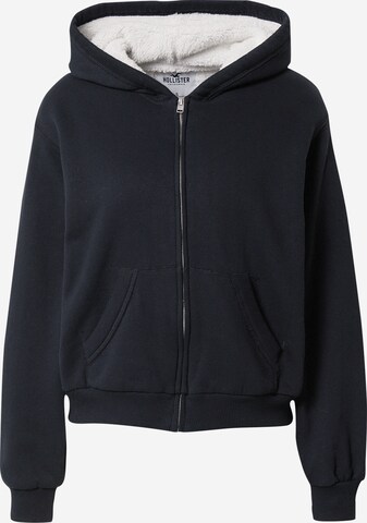 Veste mi-saison HOLLISTER en noir : devant