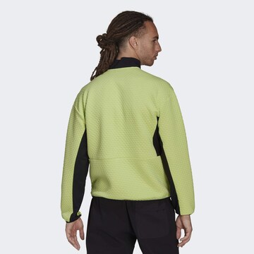 ADIDAS TERREX Athletic Fleece Jacket 'Hike' in Green