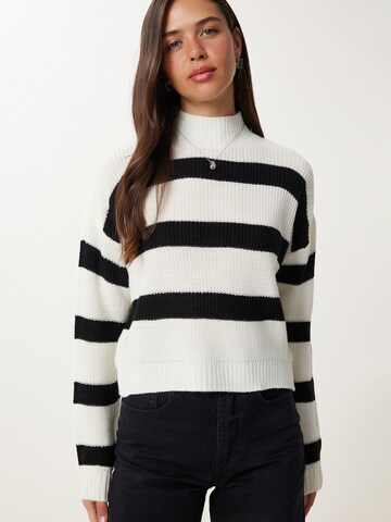 Happiness İstanbul Пуловер в бежово: отпред