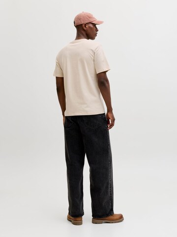 JACK & JONES T-Shirt in Beige