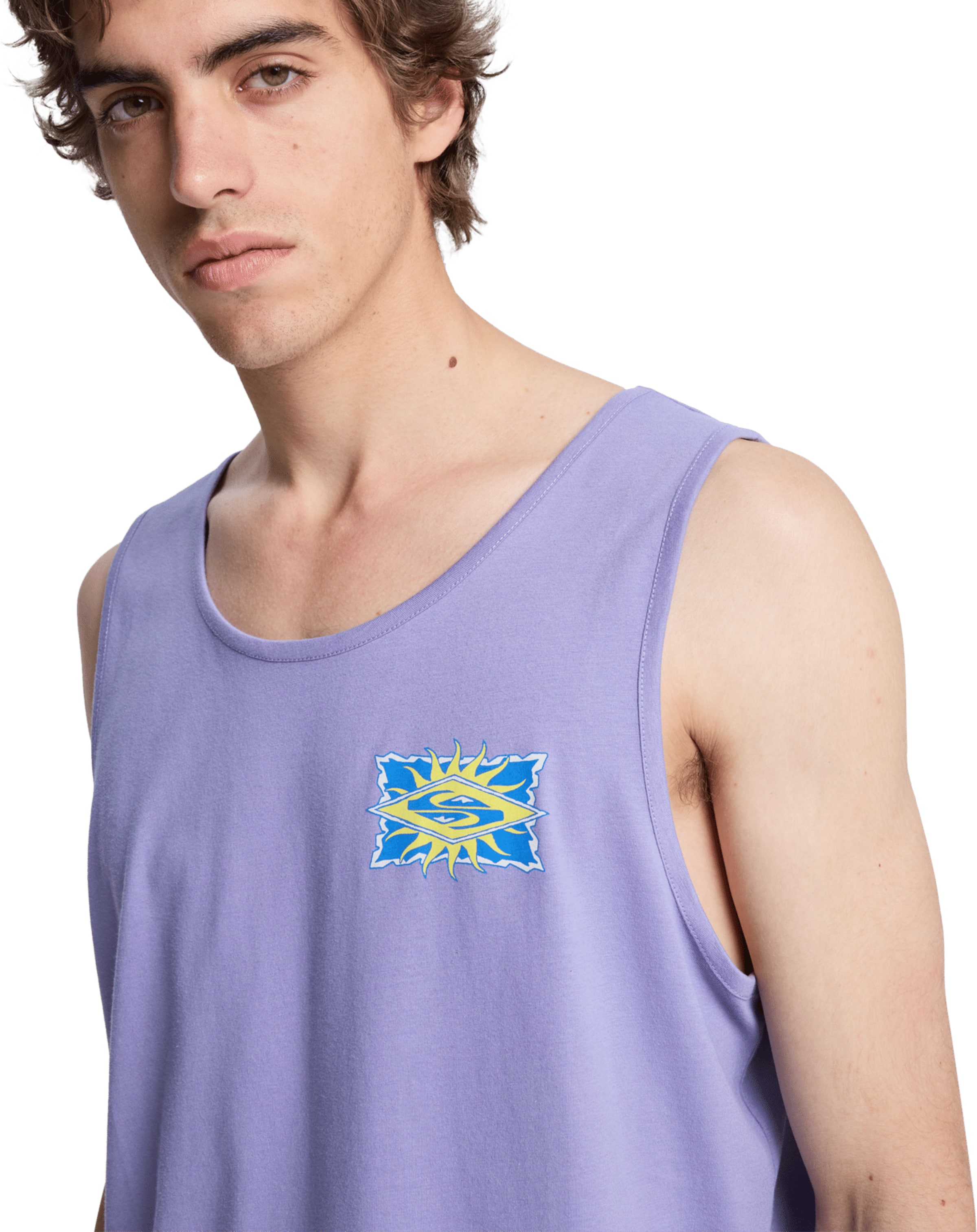 QUIKSILVER Top 'EV Starfish Stamp' in Lila