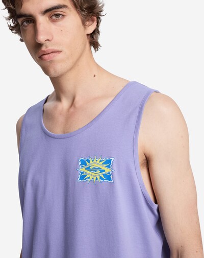 QUIKSILVER Top 'EV Starfish Stamp' in XL in blau / gelb / lila, Produktansicht