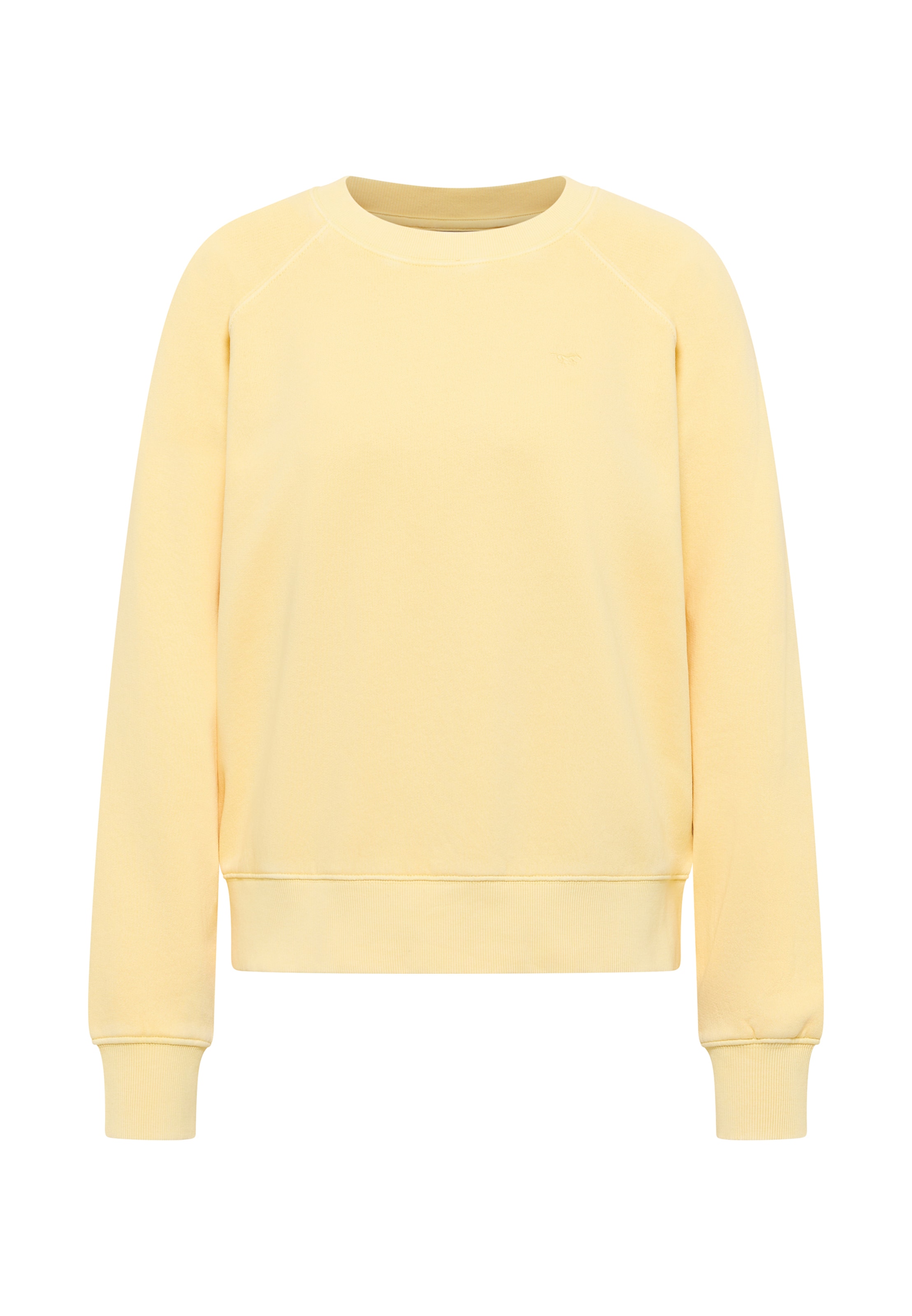 MUSTANG Sweatshirt 'Style Mala' in Yellow: front