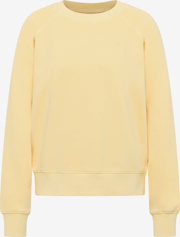 MUSTANG Sweatshirt 'Style Mala' in Yellow: front